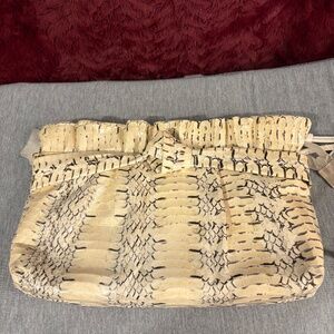 Lyrella Snakeskin Bag